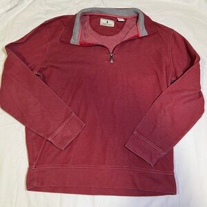 Women's Burgundy Quarter-Zip Sweatshirt